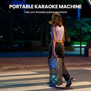 पोर्टेबल वायरलेस एलईडी लाइट साउंड बास ब्लू दांत संगीत वक्ता पेशेवर अच्छा लगता है बड़ी पार्टी वायरलेस बीटी पोर्टेबल स्पीकर - Product Image 3