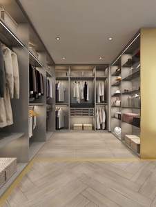 Armario Moderno en Forma de U, Armario de Lujo, Organizador de Ropa, Armario de Vidrio, Armario, Vestidor - Product Image 5