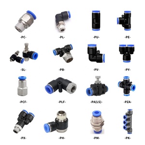 Phụ kiện khí nén chất lượng cao, đầu nối khí nén một chạm, đầu nối khí nén bằng nhựa, phụ kiện khí nén HOFUJNG - Product Image 2