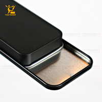 Tin smaker Großhandel Custom Embossed Sliding Top Blechdose Oem & Odm Recyclable Mints Candy 50mm Kinder resistente Schiebe dose