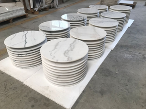 Lifepursue <span class=keywords><strong>Fonte</strong></span> en <span class=keywords><strong>marbre</strong></span> blanc naturel blanc-noir RD60CM Ensemble de <span class=keywords><strong>table</strong></span> ronde - Product Image 6