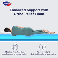 Vente flash - Matelas orthopédiques en gel massant - Matelas en mousse - Matelas en mousse à mémoire de forme visco-élastique premium à double zone
