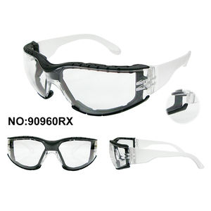 Lunettes de sécurité sans cadre ANSI Z87.1 EN166, anti-rayures et anti-buée, avec mousse de joint, fabriquées à Taiwan - Product Image 5