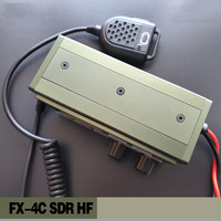 Transceptor SDR HF FX-4C de 10W para Radioaficionados, SSB CW AM FM TX 3.5M-29MHz RX 500KHz-50MHz con Tarjeta de Sonido Integrada
