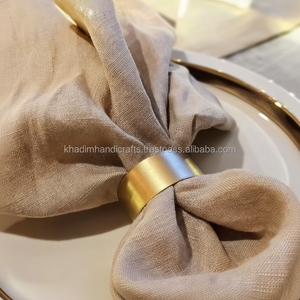 Ensemble de porte-serviettes en acrylique fantaisie pour fêtes de mariage, occasions de dîner élégantes et style de table à manger formel - Product Image 1
