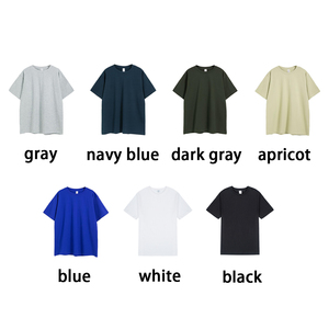 เสื้อยืดคอกลมโอเวอร์ไซส์ทรงหลวม ผ้าฝ้าย 260 กรัม แบบยูนิเซ็กซ์ สีพื้น สไตล์วินเทจ ผลิตจากโรงงานโดยตรง - Product Image 5