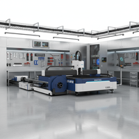 Machine de découpe laser à fibre numérique de type portique 6000W/3000W CNC à eau, nouvelle découpeuse de plaques et de tubes en acier inoxydable haute performance