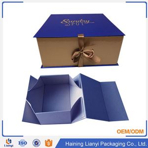 กล่องกระดาษรักษ์โลก กล่องแบบกำหนดเอง กล่องของขวัญพับได้แบบแม่เหล็ก - Product Image 6