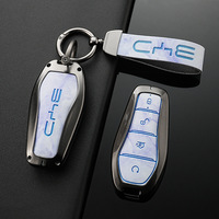 Coques de clés de voiture rétro en alliage de zinc BYD pour Dolphin, Song Plus, Qin DM-i, Han EV, Yuan Pro, Tang, Seal 06 et Seagull