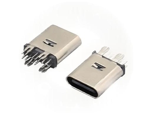 เต้ารับ Type-c14P แบบตัวเมีย 3.1 แบบเสียบตรง 180 องศา H10.0 ขาเสียบแบบง่ามสูง ปลั๊กแนวตั้ง บอร์ดเชื่อมต่อ USB - Product Image 1