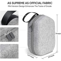 Étui de transport rigide gris EVA pour casque de jeu VR version Basic/Elite, manettes tactiles et accessoires, marque KXM