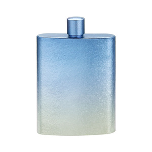 Gourde à whisky en titane pur, corps plat épaissi, légère et portable, design coloré pour le camping et la randonnée en extérieur - Product Image 5