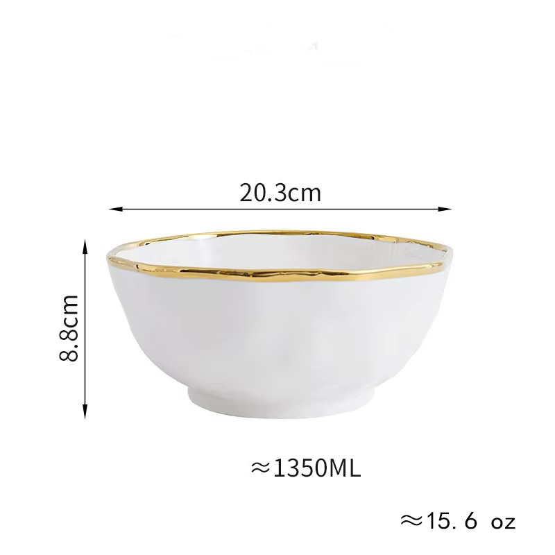 white 8 inch bowl