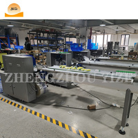 Kissen typ Horizontale Verpackungs maschine Plastiktüte Stickstoff verpackung Lebensmittel Vakuum maschine Versiegelung maschinen zum Verpacken von Lebensmitteln