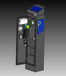 Máquina de pago automático inteligente para estacionamiento en la calle, para estacionamiento sin asistencia - Product Image 4