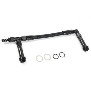 Kit de rétrofit de carburateur pour carburateur Holly 4150, ligne de carburant en T AN6, alliage d'aluminium et caoutchouc - Product Image 2