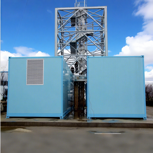 Caja de centro de datos industrial prefabricada de 40 pies con panel sándwich, duradera, alimentada por energía solar, resistente al fuego, para taller meteorológico - Product Image 2