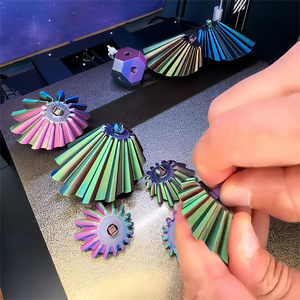 Luckykoo Balle d'engrenage imprimée en 3D, Cube Fidget Toy Gearsphere pour la relaxation et la gestion du stress et de l'anxiété - Product Image 4