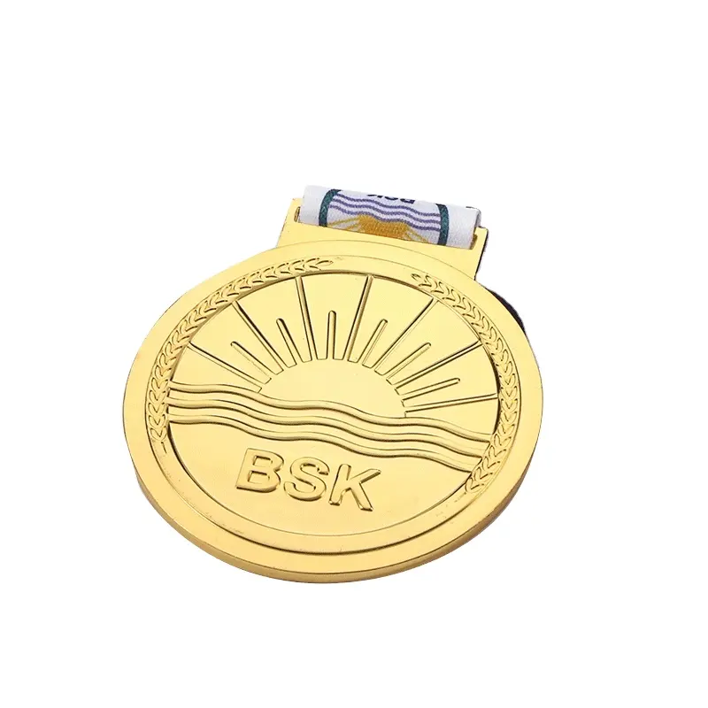 Metal medals, zinc alloy marathon medals, sports competition medals, customized
