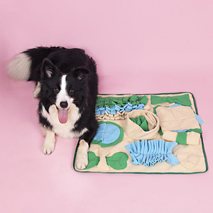 Tapis de reniflement pour <span class=keywords><strong>chien</strong></span> OEM de haute qualité, écologique, lavable, durable, pour l'entraînement olfactif, motif dessin animé mignon, tapis d'alimentation - Product Image 4