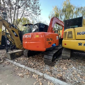 Mini-excavatrice sur chenilles hydraulique Hitachi ZX70 d'origine japonaise de 7 tonnes, prix avantageux, occasion - Product Image 1
