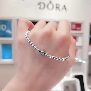 <span class=keywords><strong>Pulsera</strong></span> de <span class=keywords><strong>Plata</strong></span> 925 con Circonitas, Diseño Simple y Exquisito, para Mujer, de Panjia Light Luxury, Ideal para Regalo, Venta al Por Mayor - Product Image 4