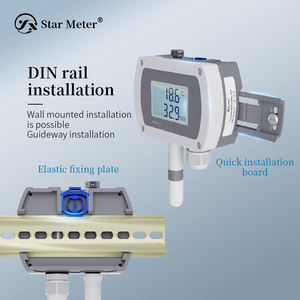 CWS29 Wall-mounted <strong>Indoor</strong> <strong>Temperature</strong> <strong>Humidity</strong> Atmospheric Pressure Transmitter LCD Display ABS Rail Mounting <strong>Sensor</strong> OEM - Product Image 6