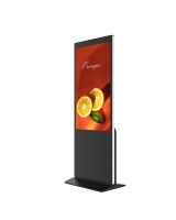 Kiosco LCD con Pantalla Táctil de Pie, Pantalla LCD de Señalización Digital Publicitaria de 43, 49, 55 y 65 Pulgadas