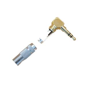 3.5mm Right Angle Audio Plug Male Gold Plated For <b>Earphone</b> Manufacturing <b>Adapter</b> - Product Image 5
