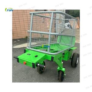 Chariot à main électrique commercial pour remorque de voiture, château gonflable, chariot à roulettes, cadre en acier robuste, capacité de charge de 2200 LBS, CE - Product Image 2