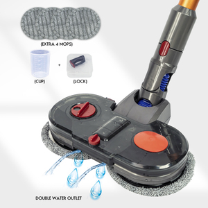 <span class=keywords><strong>Brosse</strong></span> de tête de tampon de vadrouille de réservoir d'eau sèche humide de plancher pour Dysons V7 V8 V10 V11 V15 pièces de rechange d'accessoire de <span class=keywords><strong>brosse</strong></span> de vadrouille d'aspirateur électrique - Product Image 6