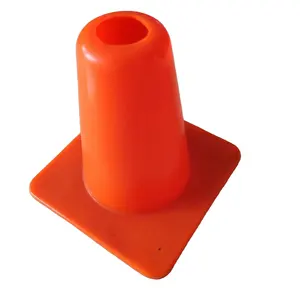 HONGQIAO 6"12"18" 28" 36" Good Quality Plastic Flexible Orange Cones Wholesale PVC Traffic Safety Cones