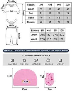 Set Unisex da 19 pezzi essenziale per il neonato pagliaccetto caldo in cotone abbigliamento Casual per le ragazze <span class=keywords><strong>6</strong></span> <span class=keywords><strong>mesi</strong></span> per la stagione invernale - Product Image 6
