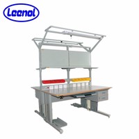 Mesa de Trabajo Antiestática ESD para Taller Industrial, Oficina Electrónica, Laboratorio, Mesas ESD Leenol