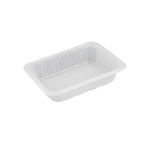 1813 Boîte d'emballage transparente jetable pour Sandwich Sushi Supermarché Emballage d'aliments frais Boîte fraîche verrouillable