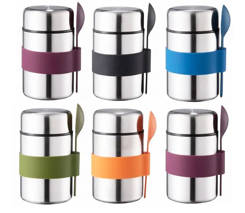 SJB009 Stainless Steel Thermal Food Warmer Flask Bottle Lunch Box Container Insulated Flask Vaccum Cup
