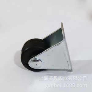 Furniture Caster Zinc Alloy Rubber <b>Wheel</b> Plate Mount Durable Minimalist Design - Product Image 4