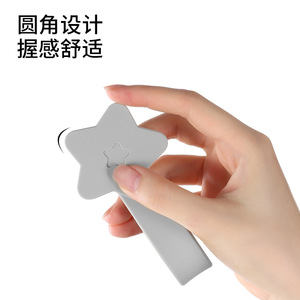 Magnetic Hat <b>Clip</b> For Backpack Travel Outdoor Use Beige And Gray Plastic Strong Magnetic <b>Hook</b> With Silicone Storage Design - Product Image 4