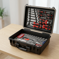 Kit d'outils portable 82 pièces le plus vendu : Jeu de clés à douilles durable et jeu de tournevis de précision pour la réparation à domicile et automobile