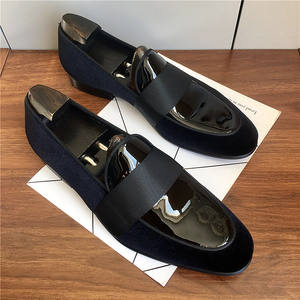 Zapatos LeFou para Hombre, de Piel Genuina, con Punta en Pico, Estilo Casual de Negocios, Sin Cordones, Color Negro Brillante, Nuevo Estilo - Product Image 3