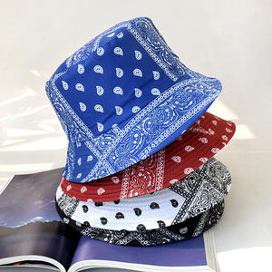 <span class=keywords><strong>Sombrero</strong></span> Retro con estampado de flores de anacardo, Panamá, moderno, plegable, doble cara, personalidad, Bob - Product Image 1
