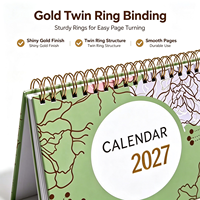 Carnet de notes personnalisé avec reliure spirale en cuir, organiseur hebdomadaire A4/A5, idéal pour les cadeaux, 2027 JM Thread Sewing
