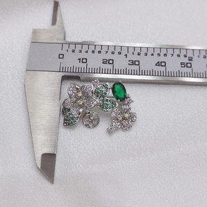 <span class=keywords><strong>DIY</strong></span> 高品质 XIMU 儿童铜镀金锆石微镶嵌几何胸针，适合婚礼订婚派对礼物 - Product Image 3