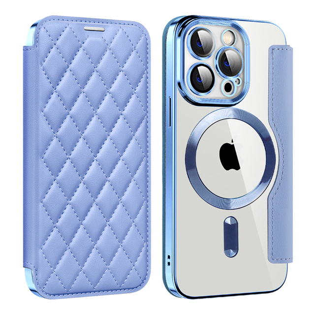 For iphone 15 Pro Max case Leather Luxury Gold Plating Clear,for iphone 15 Pro Max Magnetic Card Holder case