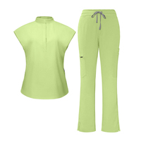 Private Label Uniforme d'allaitement Vêtements d'hôpital Anti-rides Vêtements de médecin Gommage Jogger Mujer Uniforme médical avec Spandex