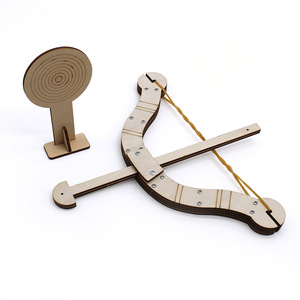 Kit de modelo de arco y flecha de madera de 210 mm, ensamblaje manual, juguete educativo STEM para niños, aprendizaje de ciencia e ingeniería - Product Image 3