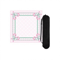 Tapis de Mahjong Souple et Résistant à l'Usure, Anti-Salissure, Silencieux, à Bords Coudrés, pour Boutiques Transfrontalières Europe-États-Unis