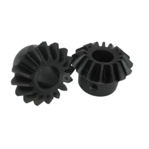 Manufacturing customized CNC high precision small bevel gears steel straight harded teeth pinion
