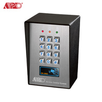 Sistema de Control de Acceso APO DK-2882, Lector de Tarjetas de Acero Inoxidable 13.56MHz MIFARE ISO 14443A, Teclado Plateado