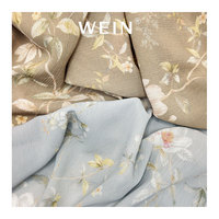 WI-B05 Fabrik preis Chiffon bedruckter Stoff Benutzer definiertes Muster Mode Frau Blumen Hochzeits kleid Stoff Bedruckter Crinkle Stoff